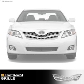 Stehlen 642167820178 Compatible With 2010-2011 Toyota Camry Mesh Front Hood Bumper Grille - Chrome