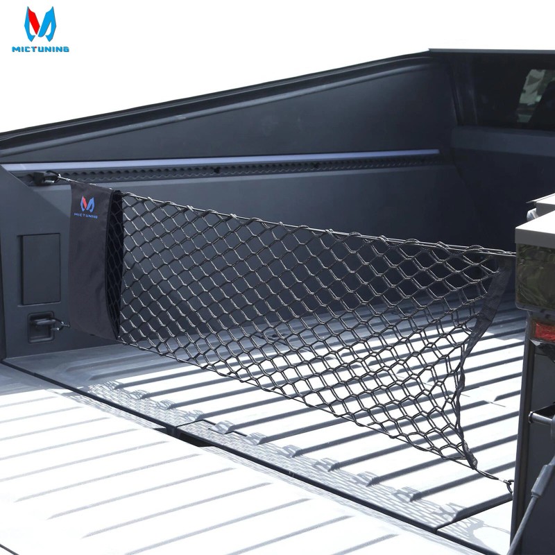 MICTUNING Elastic Truck Bed Cargo Net Storage Mesh Bag For