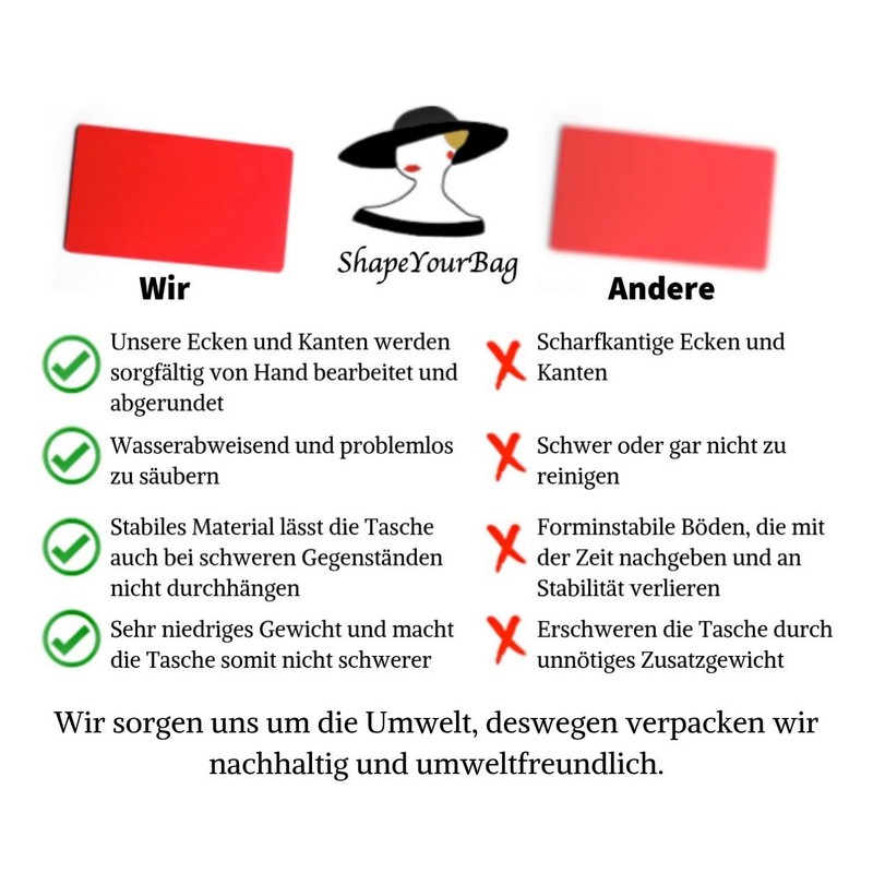 Base shaper Bag Shaper Speedy 35, Red and other colours