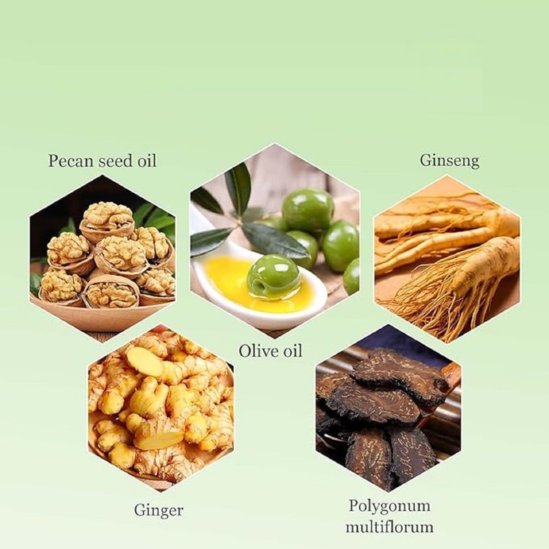 OUKPANE HUANG YI Bubble Plant Hair Dye,Natural Plant Hair Dye,