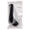 ONLYKXY 4 Pieces Plastic Black Soup Spoons, Japanese Chinese Wonton