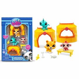 Littlest Pet Shop Zestaw Dżungla 3 figurki [FIGURKA]