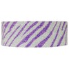 Wrapables Shimmer Washi Masking Tape, Purple, Zebra