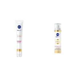 NIVEA Cellular Luminous630 Anti-Manchas Contorno De Ojos Anti-Ojeras (15 ml), Enriquecido + Cellular LUMINOUS630 Anti-manchas Fluido Facial Aclarador de Piel Protección Solar FPS50 (40 ml)