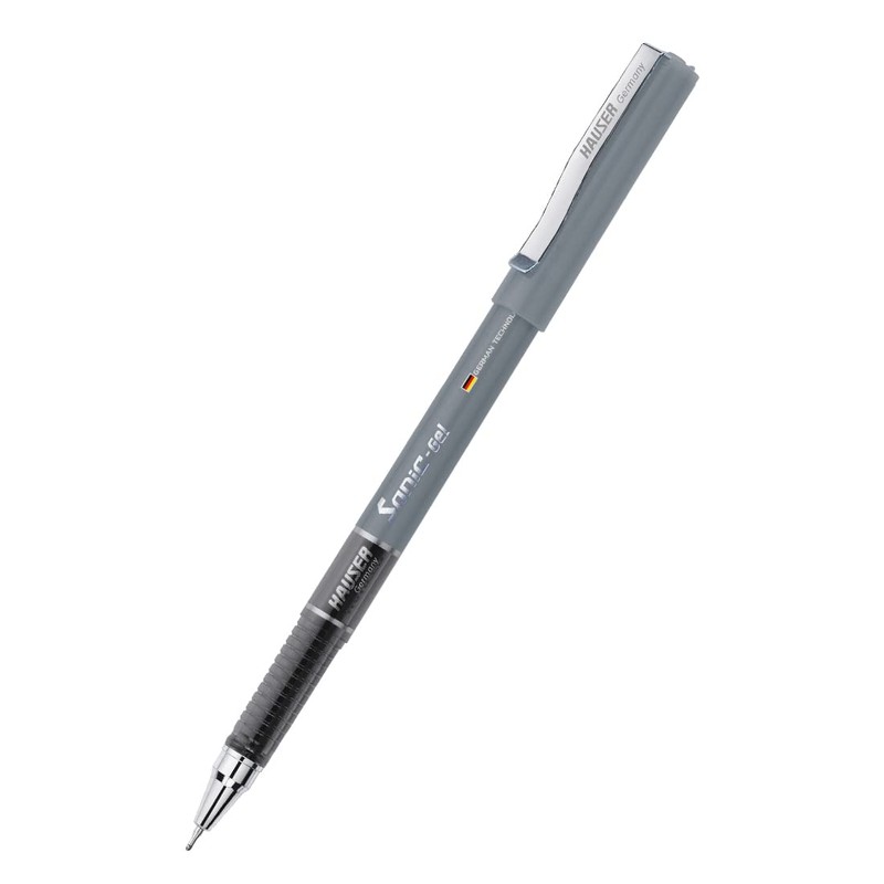 Hauser Sonic Water Proof Gel Ink Pen Black Pack of