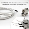 4Pcs Ender 3 Thermistor 1m/39.4Inches, 3D Printer ohm NTC 100K