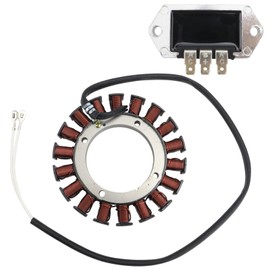 STABSOLI 15/20 Amp Magneto Stator & Voltage Regulator Rectifier for Kohler CH11-CH15 CH18-CH25 CH25S CV11-CV15 CV18-CV22 K161 K181 K482 K241 K532 K582 K301-K341 Replace 237878-S 54-755-09-S