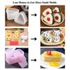 Rice Ball Mold, 3 Pack Onigiri Mold, Cute Cat Kitten