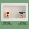 Lingmfg Washing Machine Outlet Box Sweat Thread with 2 inch