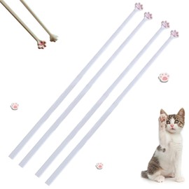 Cat Paw Chopsticks - 2 Pairs of Cute Pink Kitty Themed Reusable Non-Slip Grip Chopsticks | Perfect Gift for Cat Lovers and Fun Dining Experience