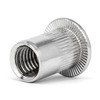 A2 Stainless Steel Flat Head Rivet Nut with Round Shank