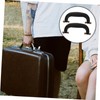 IWOWHERO 2pcs Leather Grip Handle Replacement for Luggage Ergonomic Suitcase