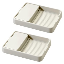 Wisebom 2 Pieces Spoon Rest with Lid Holder for Stove Top Spoon Holder for Kitchen Counter Cooking Spoon Rest Pot Lid Holder Spoon Rest Stand Multifunctional Kitchen Utensil Rest