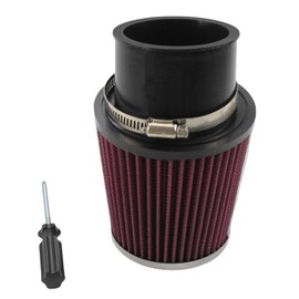 Mini Bike Air Filter Cleaner Kit for Predator 212cc 224cc Coleman CT200U CT200U-EX BT200X KT196 Go Kart Baja Warrior MB200 196cc GX160 GX200 420cc GX390 Clone Engine Performance Parts(Upgrade Red)