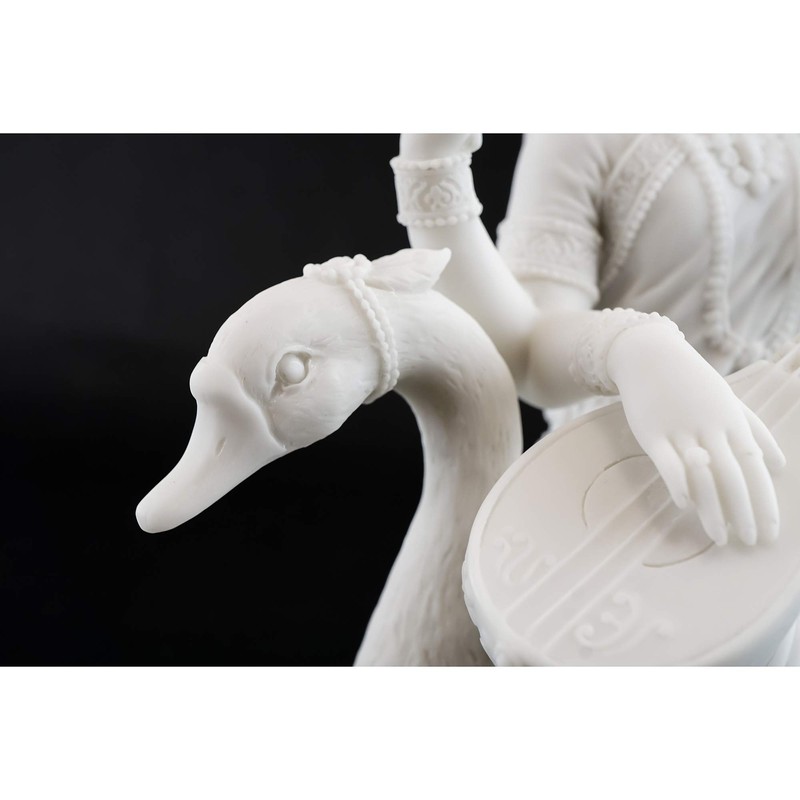 Top Collection 8" H 7" W Saraswati on Swan Statue