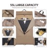 55L Carry On Garment Duffle Bag for Travel, Waterproof Convertible