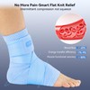 WHCOOL Flat Knitting Ankle Brace for Women&Men, 7-Zone Dynamic Compression