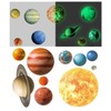 Glow in the Dark Stickers Planet Earth Universe Solar System
