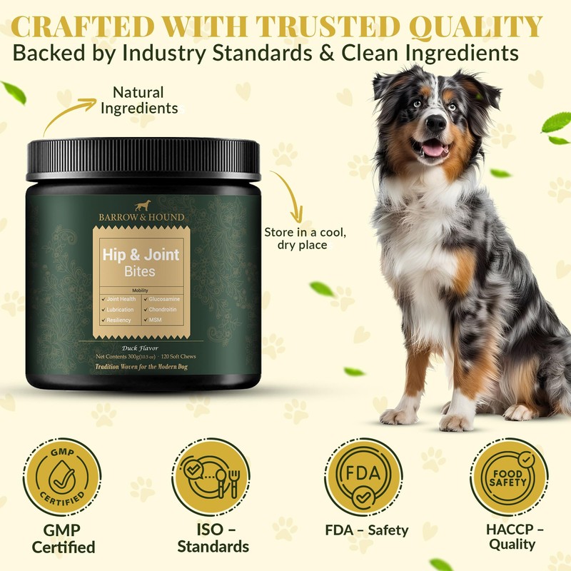 Barrow & Hound - Hip & Joint Chews for Dogs
