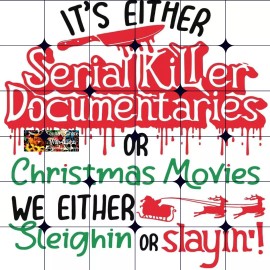 Handmade Sublimation Print Christmas Movies Ready to Press Heat Transfer