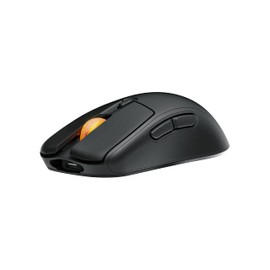 Fnatic BOLT Black Wireless Gaming Mouse - Pixart 3370 Sensor, 67g, WiFi & Bluetooth Battery Life 110-210h, USB-C Charging, Kailh GM 8.0 Switch, 4 Profile 4 DPI Levels, Pure PTFE Skates, Windows