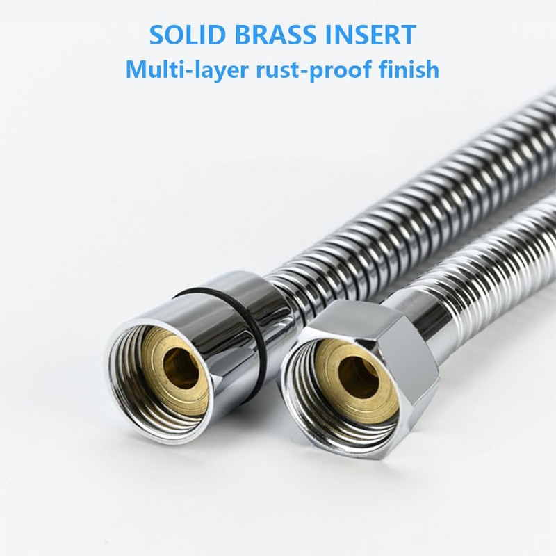 Vekol Shower Hose 1.5M/59Inch Stainless Steel Shower Head Hose Replacement
