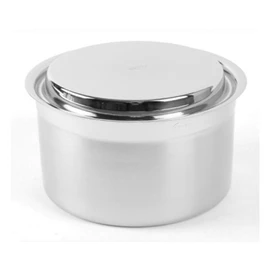Hesta stainless steel high-quality storage container_including lid (2.4L) / Stainless steel container that maintains freshness for a long time / 헤스타 스테인레스 고급 저장용기_뚜껑포함(2.4L) / 오랜 신선도 유지 스텐용기