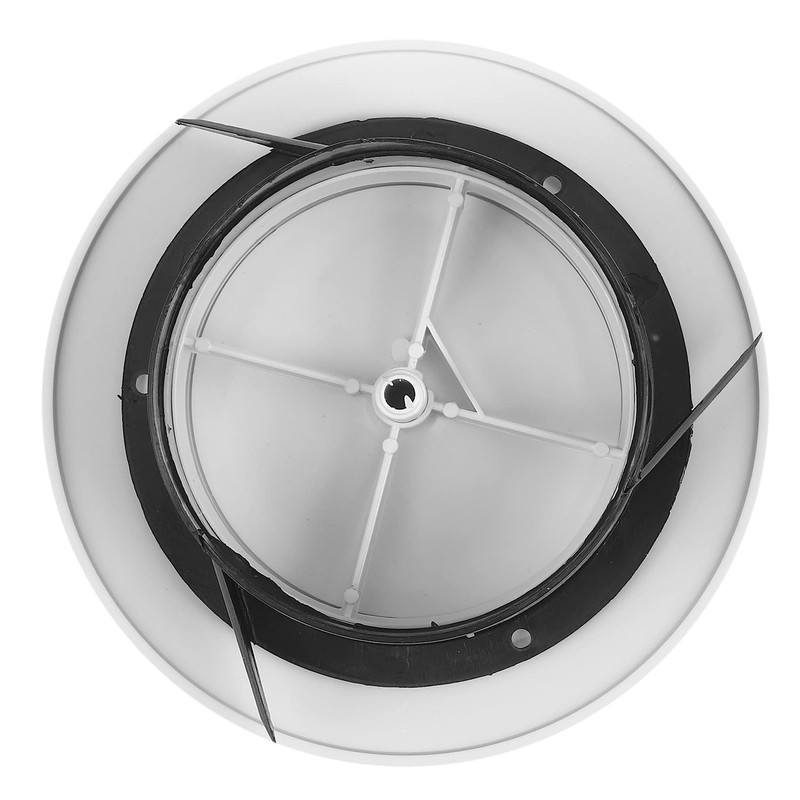 KJKVIVH 2 Pieces ABS Adjustable Round Soffit Exhaust Vent White