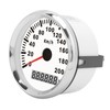 3‑3/8in Speed Gauge GPS 200km/h 12V/24V for Ship Yacht Motorcycle