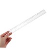 Operitacx Sturdy Plastic Measuring Ruler Magnifying Glass 10pcs Office Geometry