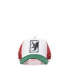 Cuadra Men's Snapback Cap with Eagle Patch, GOC00MX, White