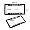 Cute Cat License Plate Frame 2 Pack Accessories Cars Decor