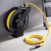 1/2 Inch x 100ft. Hybrid Air Hose with 1/2 in.