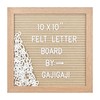 Felt Letter Board with 294 Letters, Numbers, Symbols - 10x10