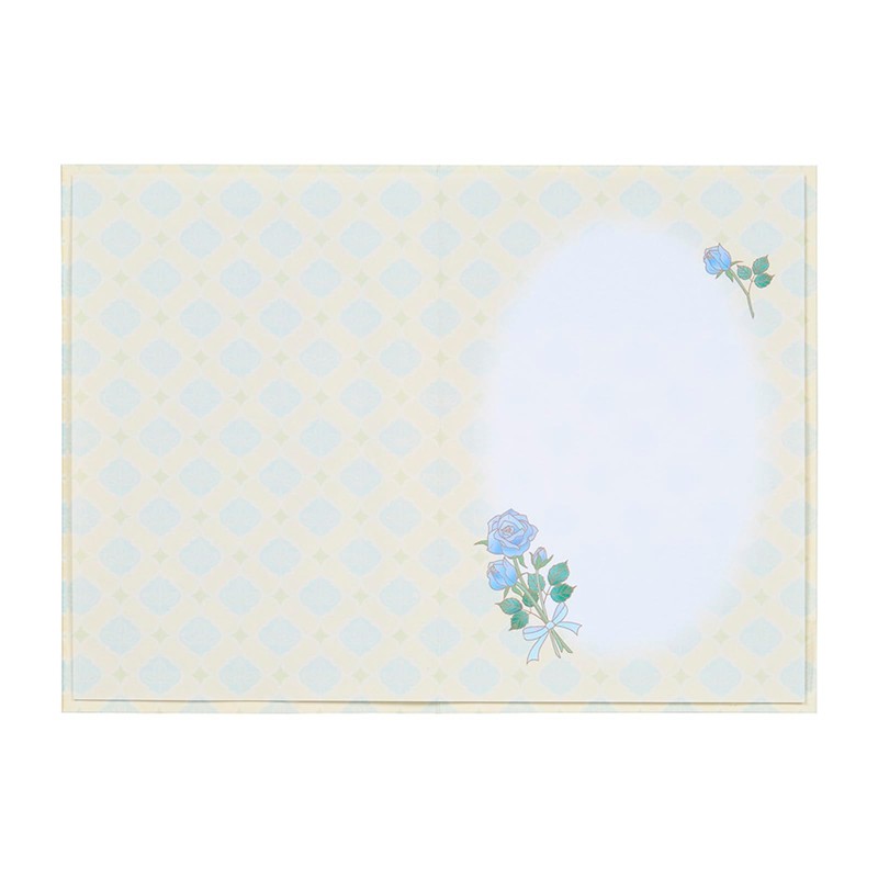 Sanrio MU266-5 614611 Multi-Purpose Blue Rose Greeting Card