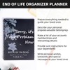 End of Life Planner Organizer Binder, Sorry Its Your Problem