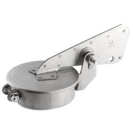 3-1/2" Inch Tractor Exhaust Silencer Weather Cap Muffler Cover Rain Flap 3.5" (Stainless Steel)