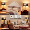 Seealle Nightstand Table Lamps for Bedrooms Set of 2 -