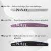 Borola Nail Buffer, Set of 3, Compatible with Acrylic &