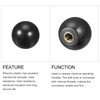 METALLIXITY Threaded Ball Knobs (25mm/0.98") 12Pcs, Plastic Ball Lever Knob