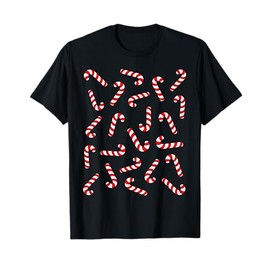 Christmas Candy Cane Shirt Kids Candy Canes Pajamas Family T-Shirt