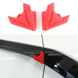 for Corvette C8 Door Edge Corner Covers Side Door Edge Guards Protector Accessories,Silicone Anti-Collision Anti-Scratch Door Corner Protector for Corvette C8 Stingray 2020-2024 (Red)