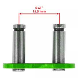 Caltric 520 Chain Master Link For Motorcycle Bike ATV Connecting Link Green
