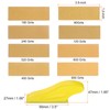 sourcing map 40pcs Detail Sander Paper Kit 80/120/180/240/320/400/600/800 Grits 3.5"