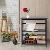 Casual Home Montego 3-Shelf Bookcase-Espresso