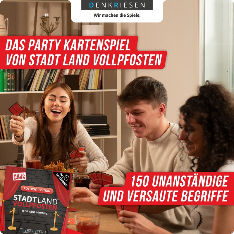 Denkriesen Super Smart Blockhead - The Card Game - Red