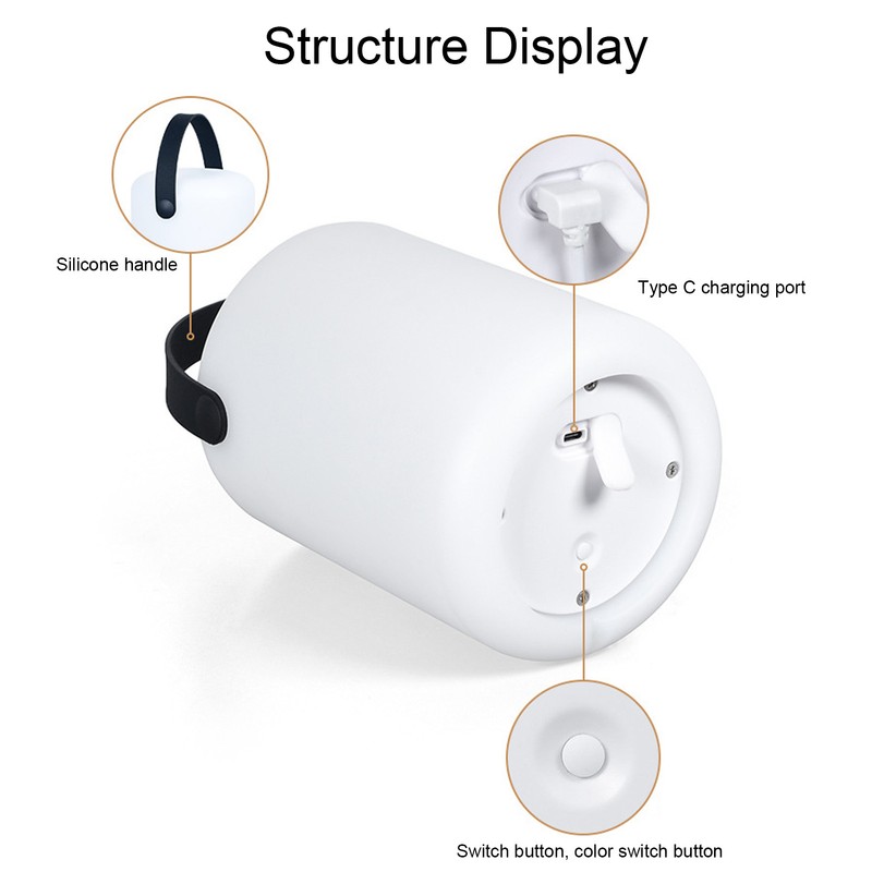 Smart Night Light APP Voice Control Rechargeable Timer WiFi Bluetooth