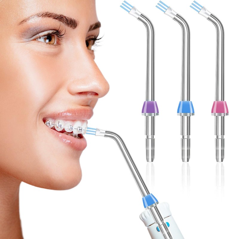 Replacement Heads for Waterpik Flosser 3 Pack Plaque Remove Brisles