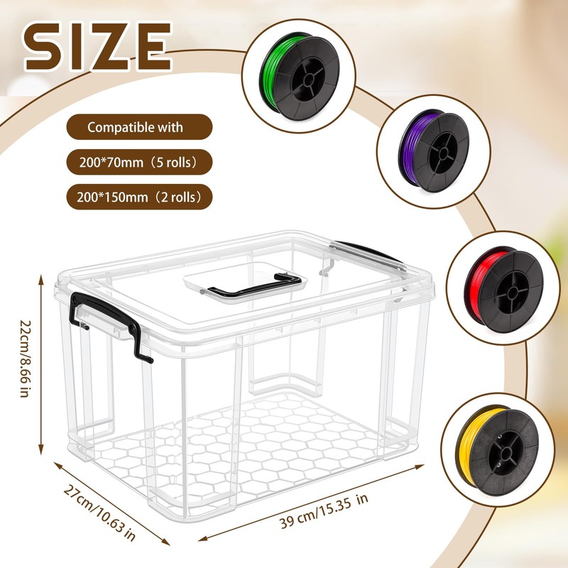 Kritkin 15 x 11 x 9 Inches Filament Dryer Box