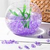 DomeStar purple fake ice cubes purple fake crystals purple vase